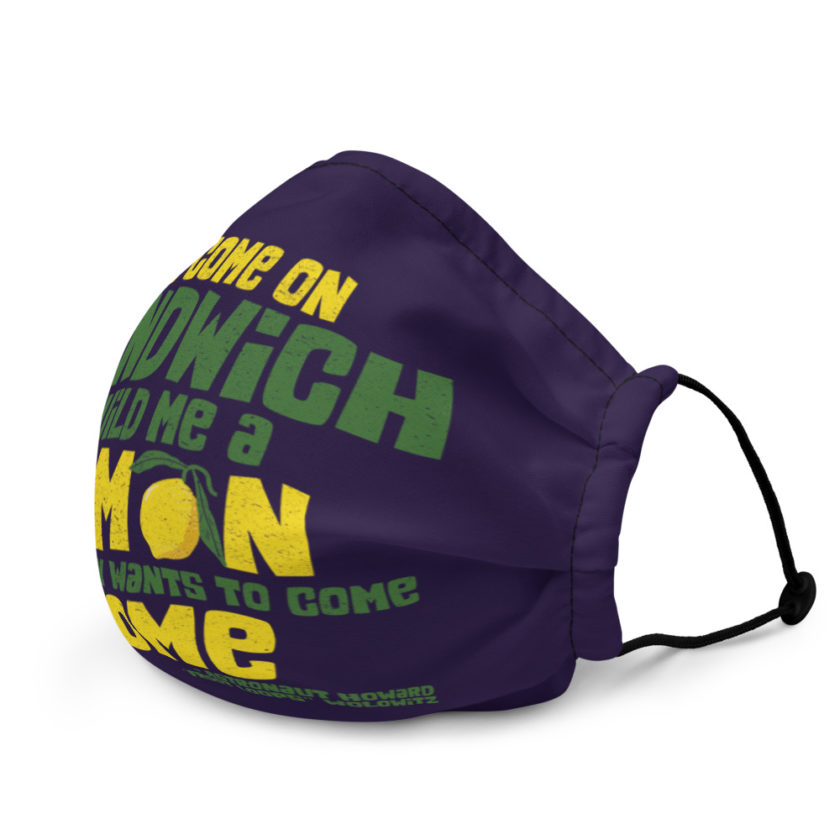 So come on sandwich build me a lemon cuz froggy wants to come home Premium face mask - Image 4