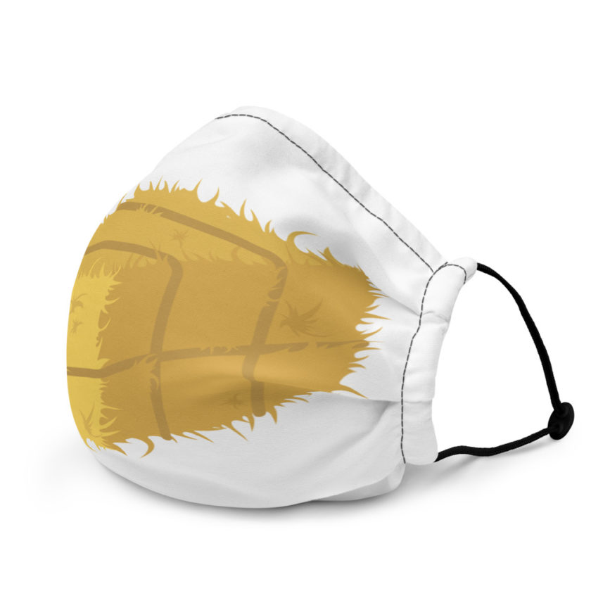 Hay! Bale of hay Premium face mask - Image 4