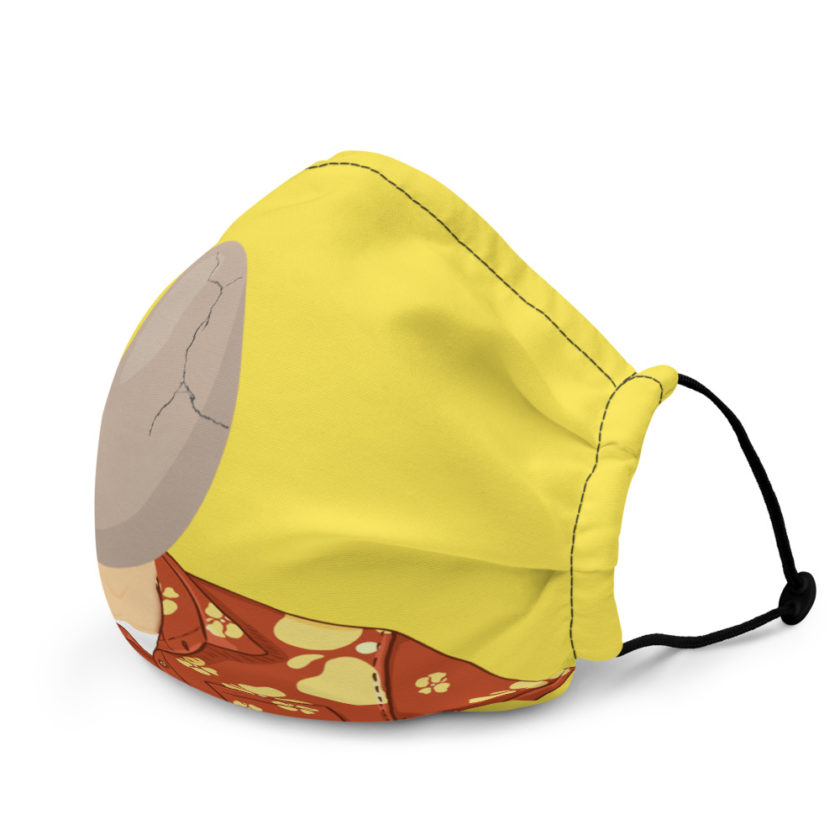Egg head from 50 firsts dates Premium face mask - Image 4