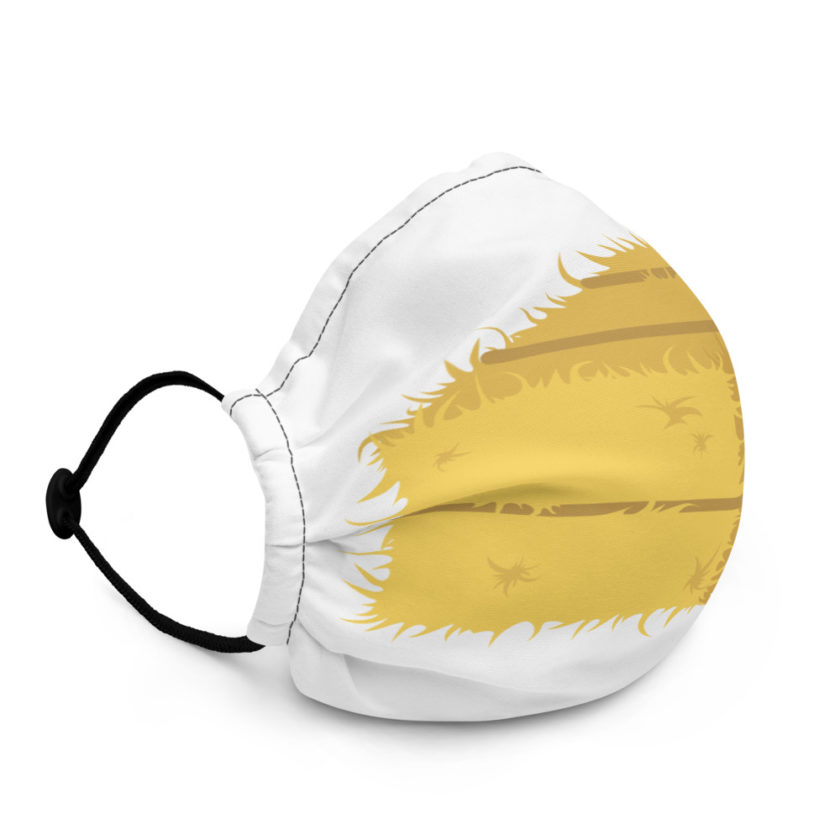 Hay! Bale of hay Premium face mask - Image 3