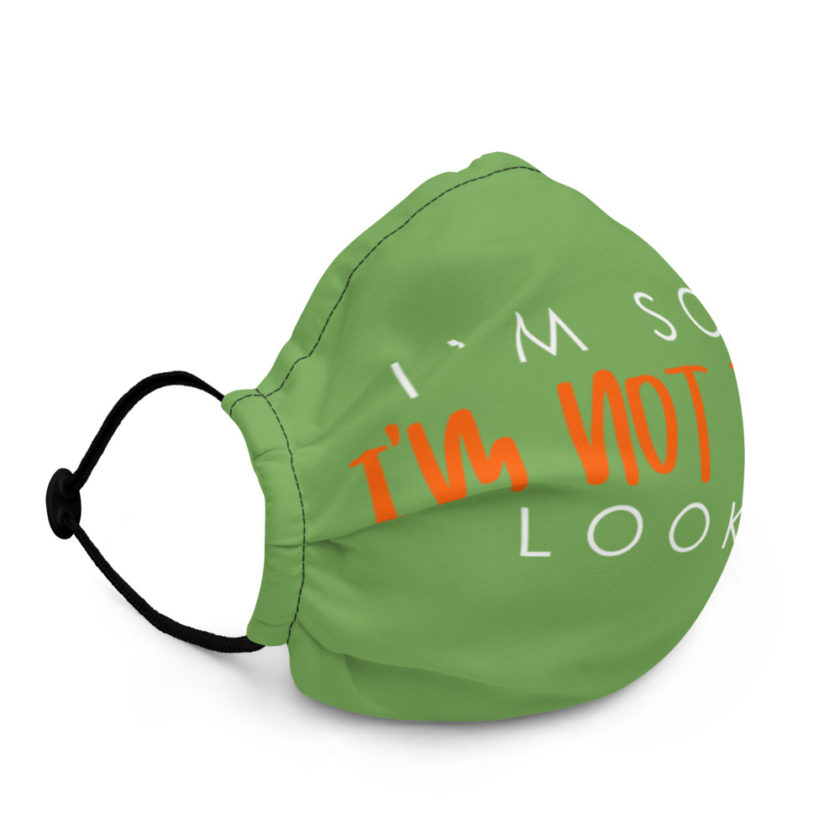 I'm sorry I'm not better lookin Premium face mask - Image 3