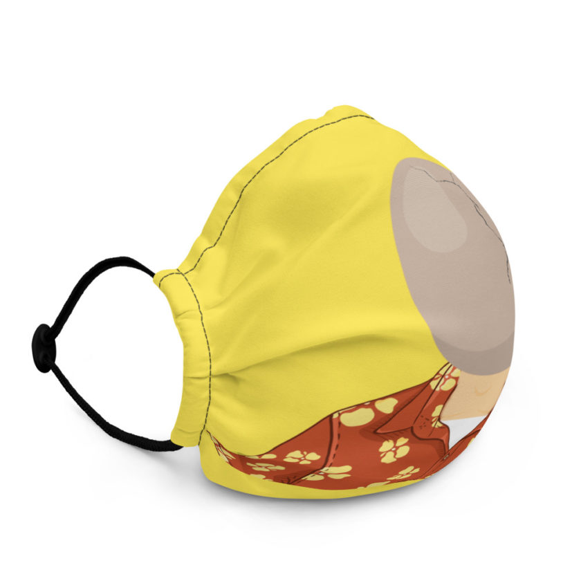 Egg head from 50 firsts dates Premium face mask - Image 3
