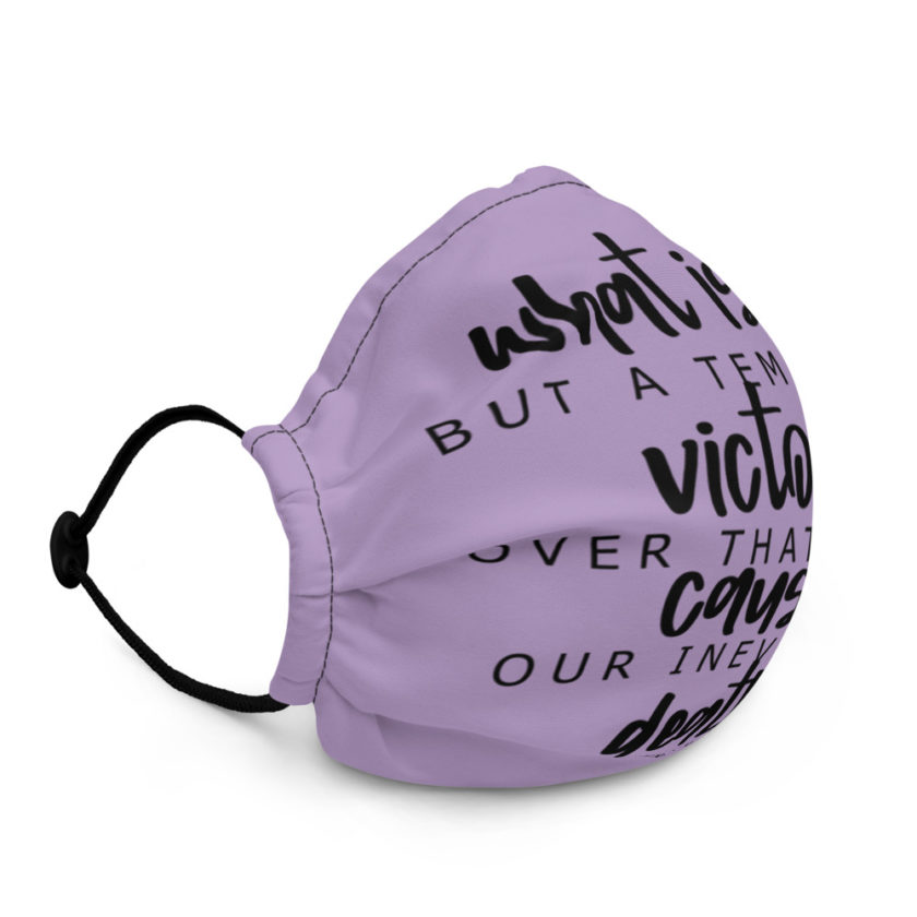 What is life but a temporary victory over that which causes our inevitable death? Endimian Premium face mask - Image 3