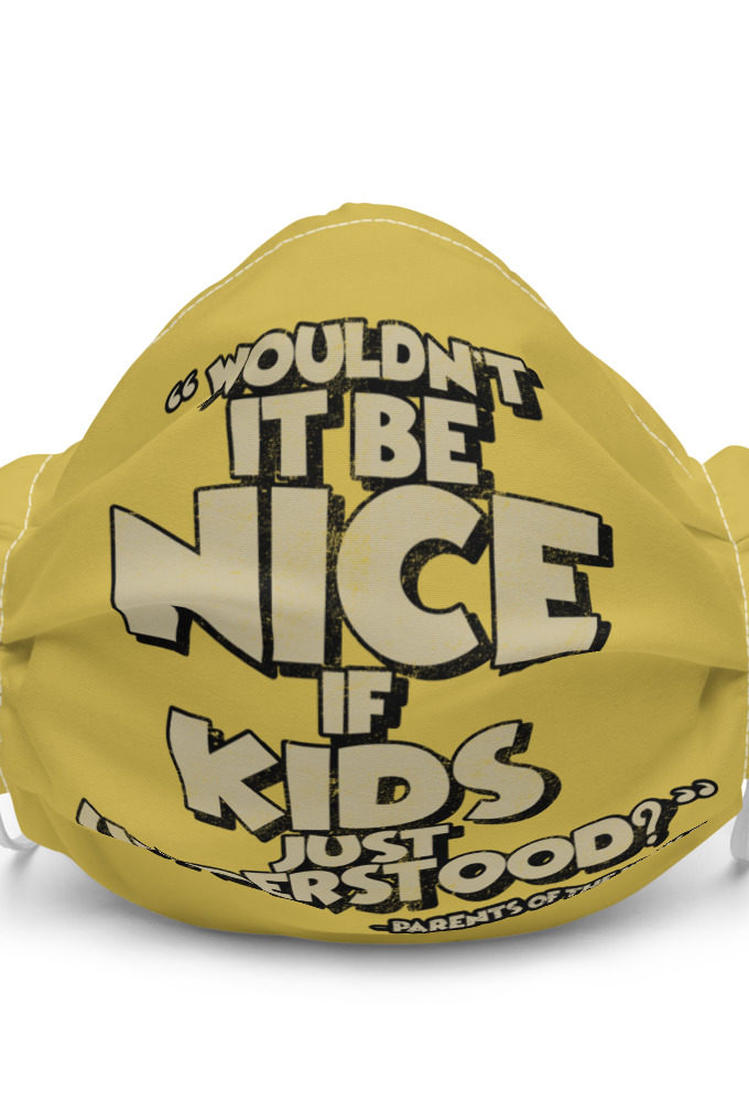 Wouldn't it be nice if kids just understood? Premium face mask
