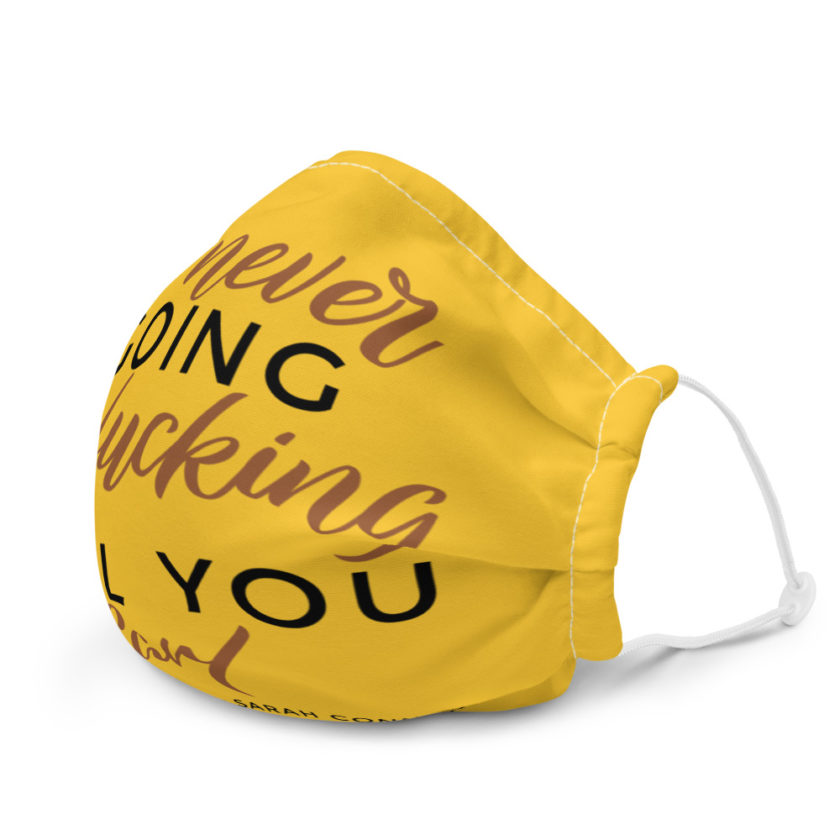 I'm never going to fucking call you carl Premium face mask - Image 6