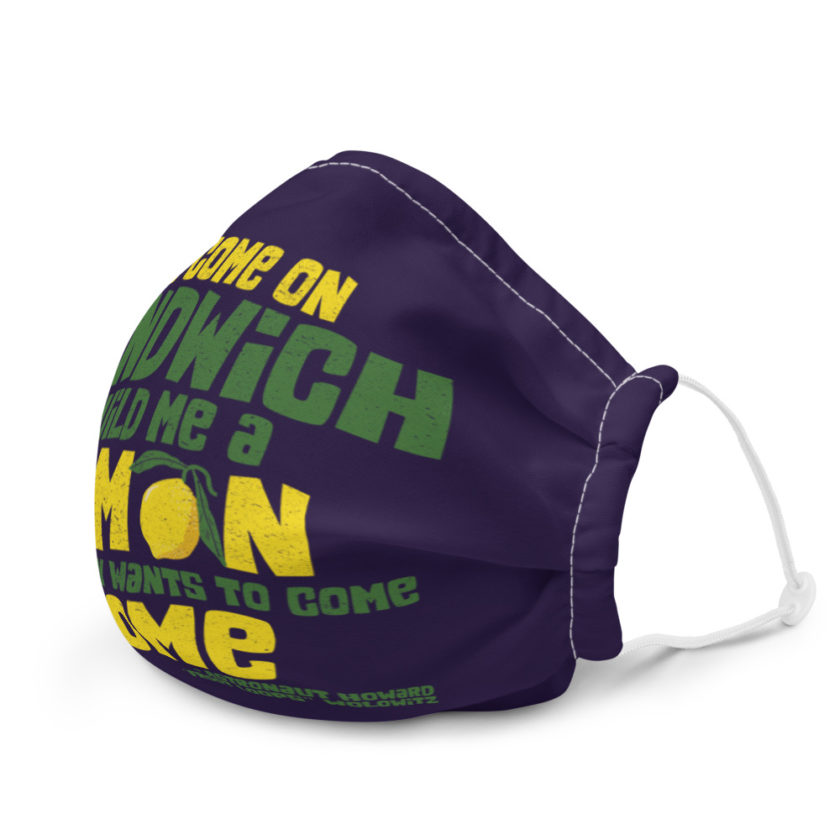 So come on sandwich build me a lemon cuz froggy wants to come home Premium face mask - Image 6