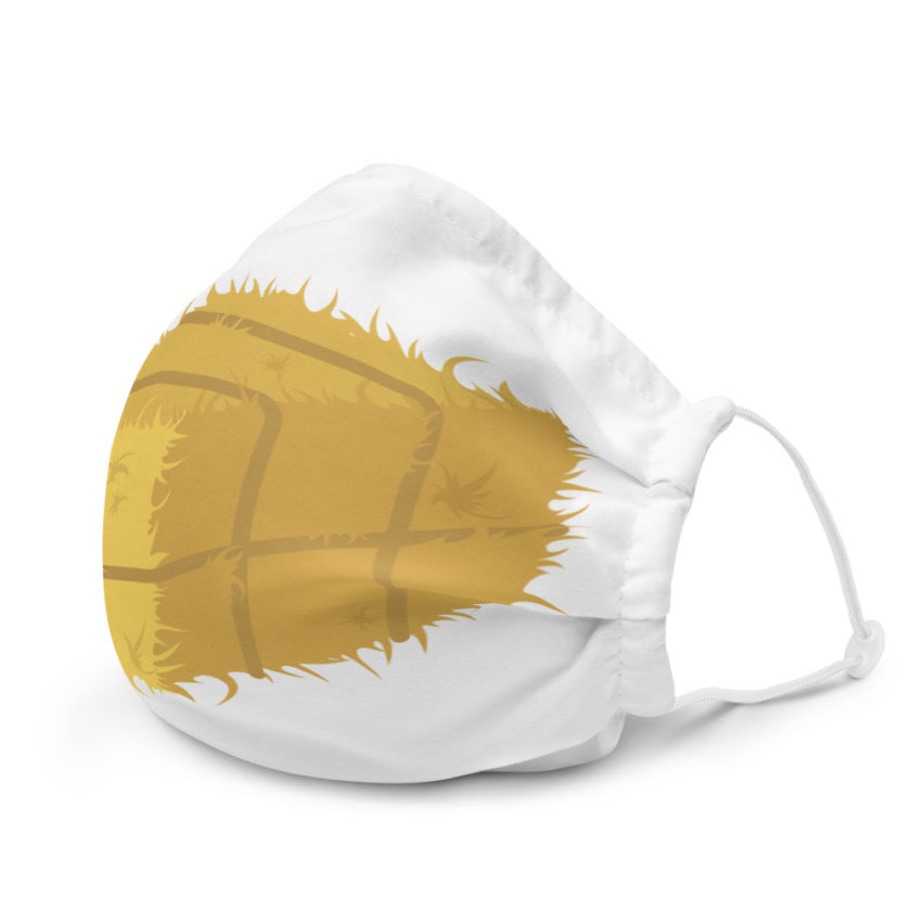Hay! Bale of hay Premium face mask - Image 6