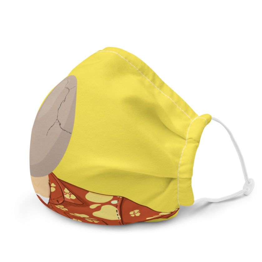 Egg head from 50 firsts dates Premium face mask - Image 6