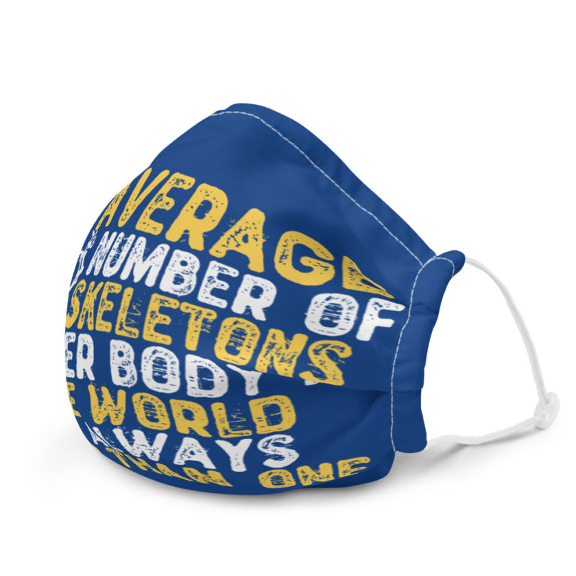 The average number of skeletons per body in the world is always greater than one. Premium face mask - Image 6
