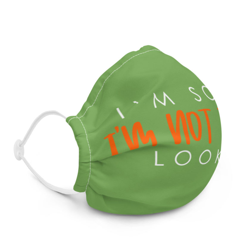 I'm sorry I'm not better lookin Premium face mask - Image 5
