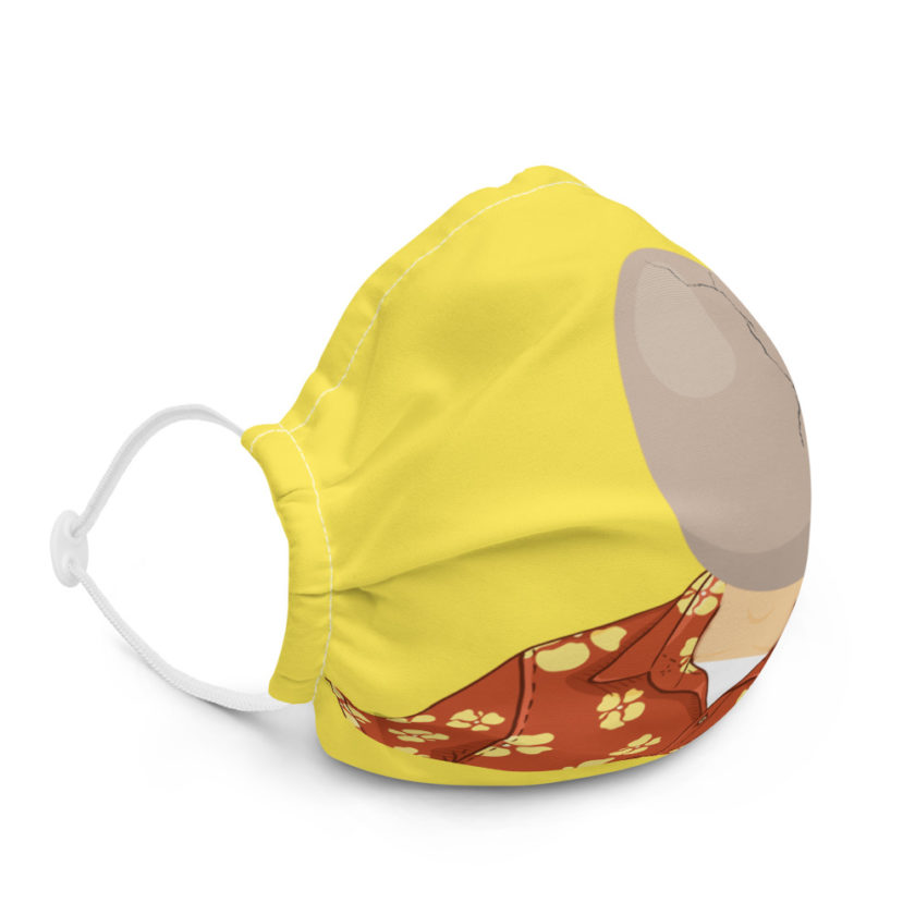 Egg head from 50 firsts dates Premium face mask - Image 5