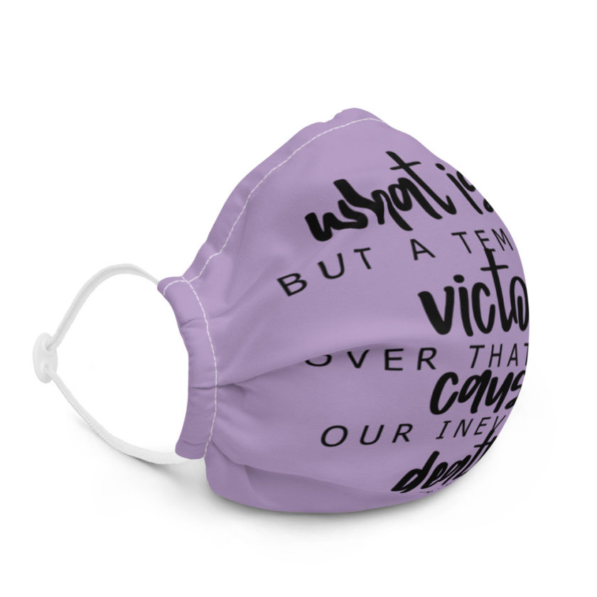 What is life but a temporary victory over that which causes our inevitable death? Endimian Premium face mask - Image 5