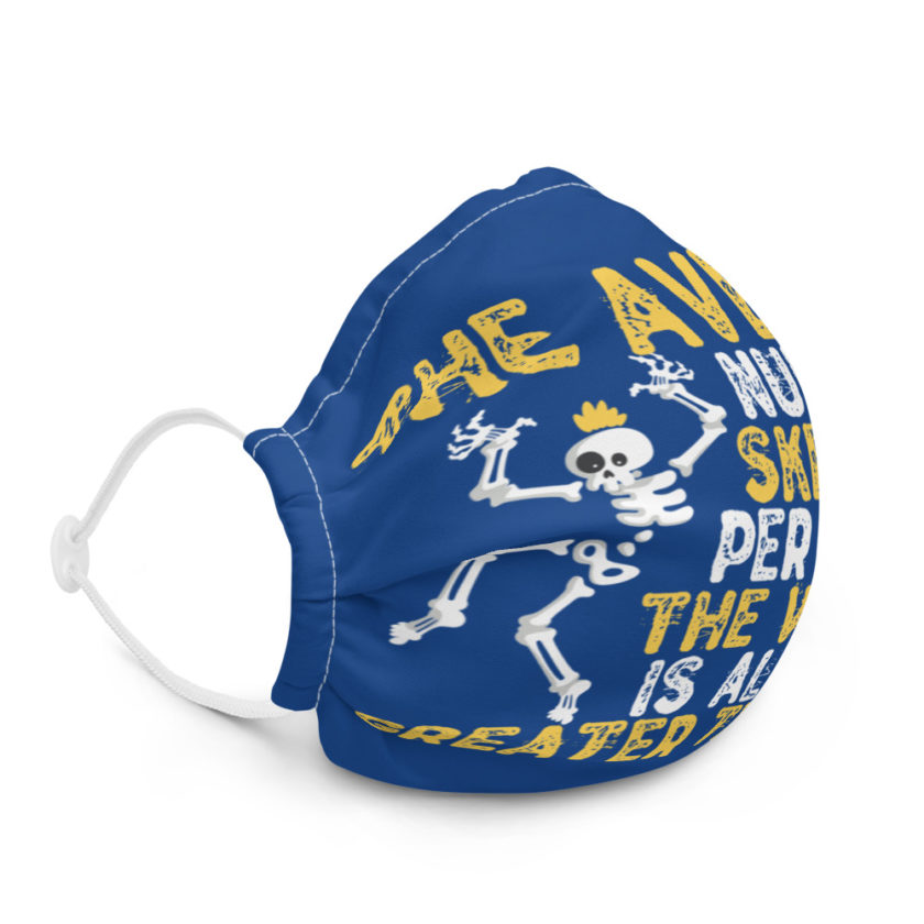 The average number of skeletons per body in the world is always greater than one. Premium face mask - Image 5