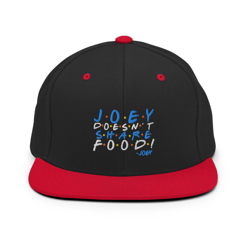 Joey doesn't share food! Snapback Hat - Image 4