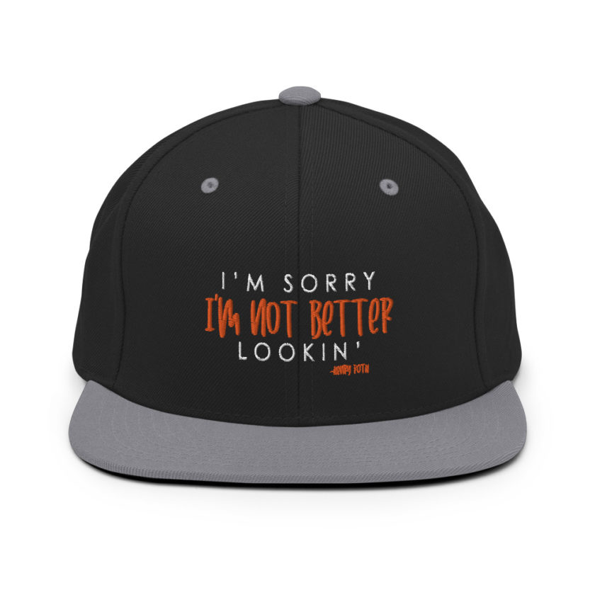 I'm sorry I'm not better lookin Snapback Hat - Image 7