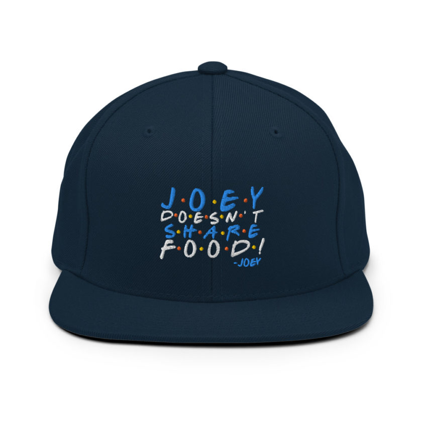 Joey doesn't share food! Snapback Hat - Image 2