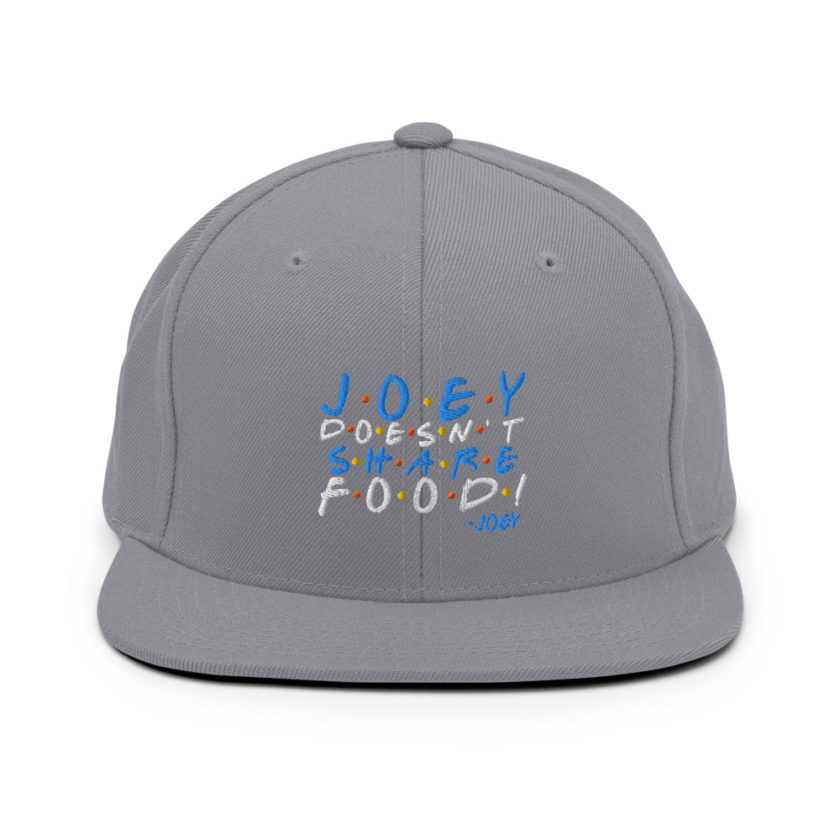 Joey doesn't share food! Snapback Hat - Image 15