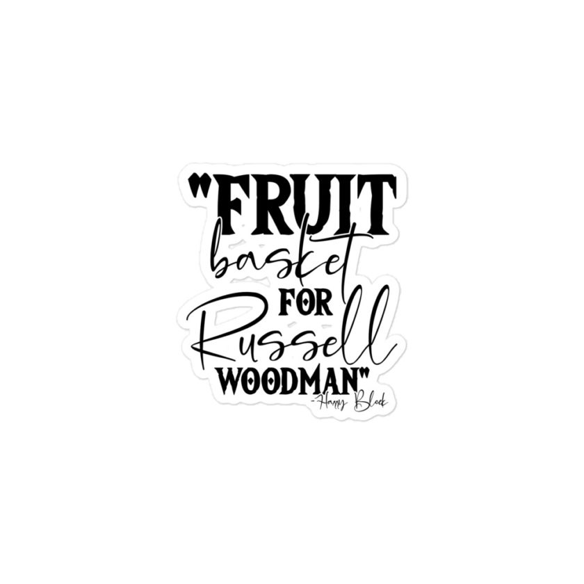 Fruit basket for Russell woodman Bubble-free stickers - Image 2