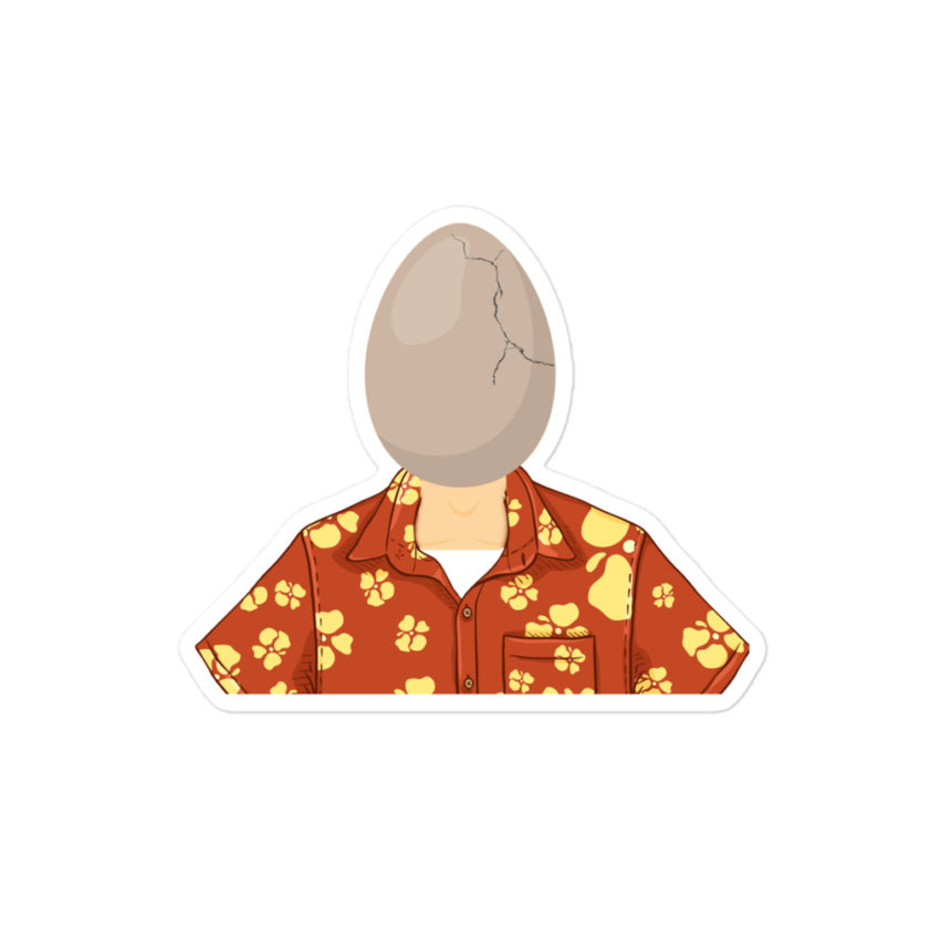 Egg head from 50 firsts dates Bubble-free stickers - Image 3