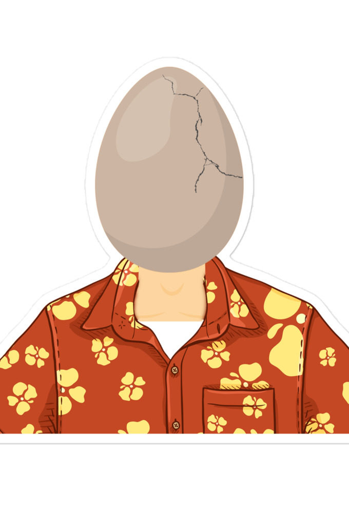 Egg head from 50 firsts dates Bubble-free stickers