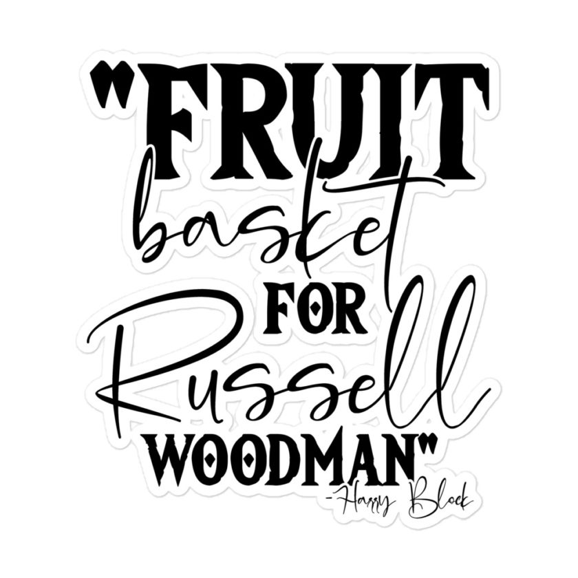 Fruit basket for Russell woodman Bubble-free stickers