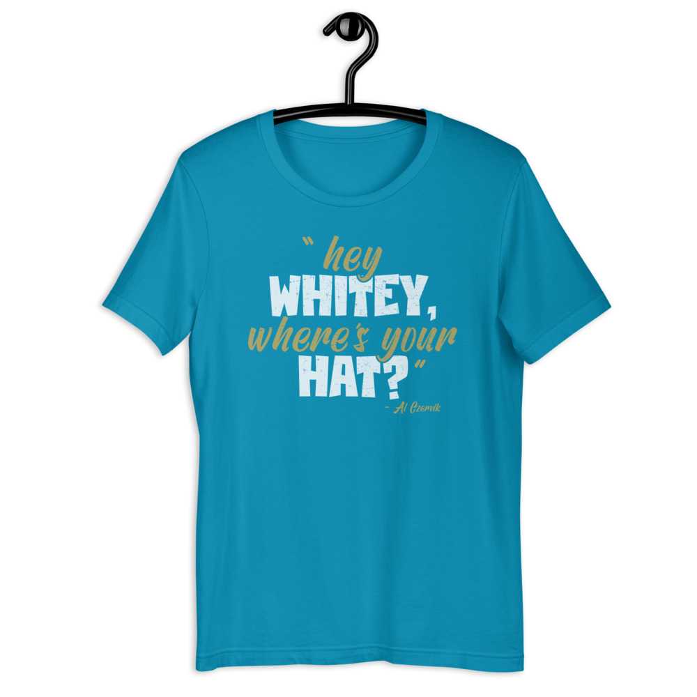 Hey whitey where's your hat? Short-sleeve unisex t-shirt - Image 10