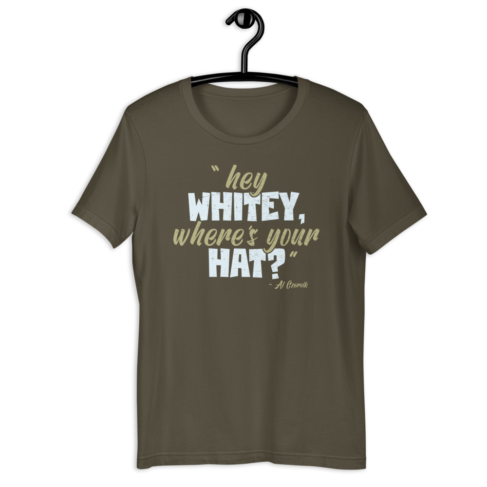 Hey whitey where's your hat? Short-sleeve unisex t-shirt - Image 7