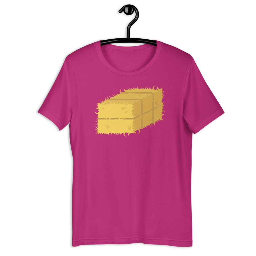 Hay! Bale of hay Short-Sleeve Unisex T-Shirt - Image 6