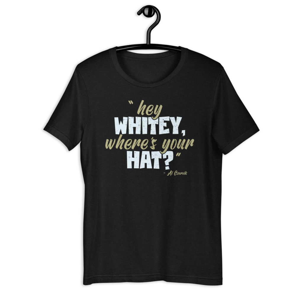 Hey whitey where's your hat? Short-sleeve unisex t-shirt - Image 2