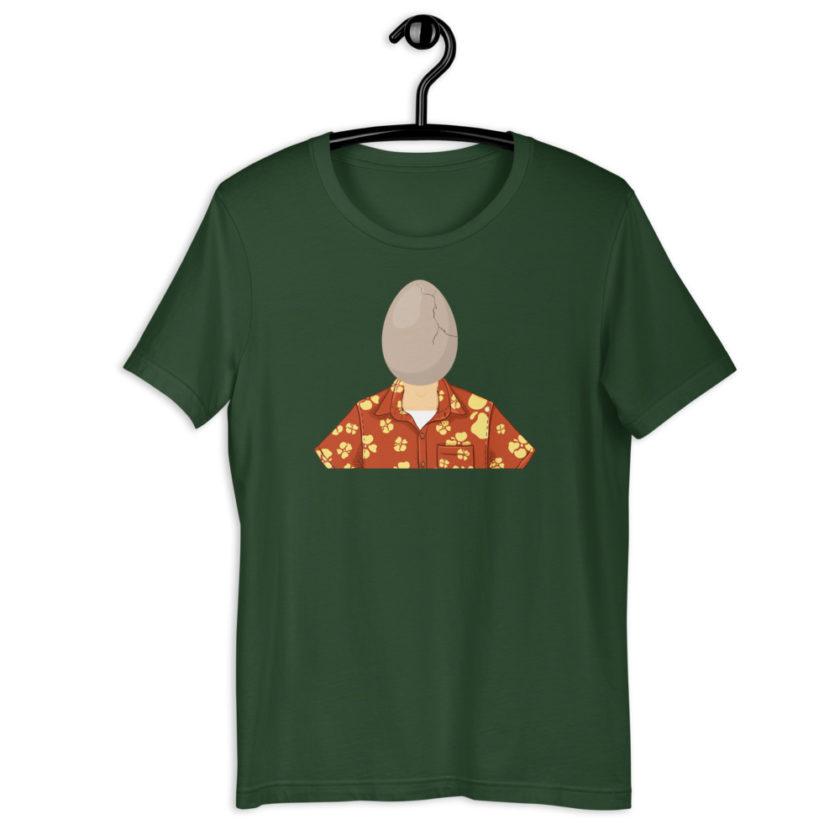 Egg head from 50 firsts dates Short-Sleeve Unisex T-Shirt - Image 5