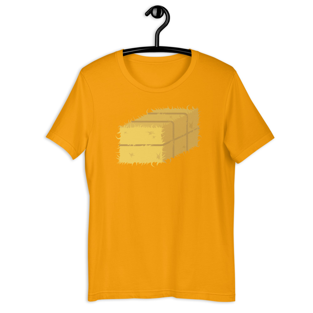 Hay! Bale of hay Short-Sleeve Unisex T-Shirt - Image 9