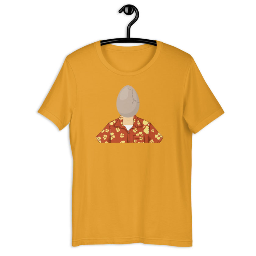 Egg head from 50 firsts dates Short-Sleeve Unisex T-Shirt - Image 9