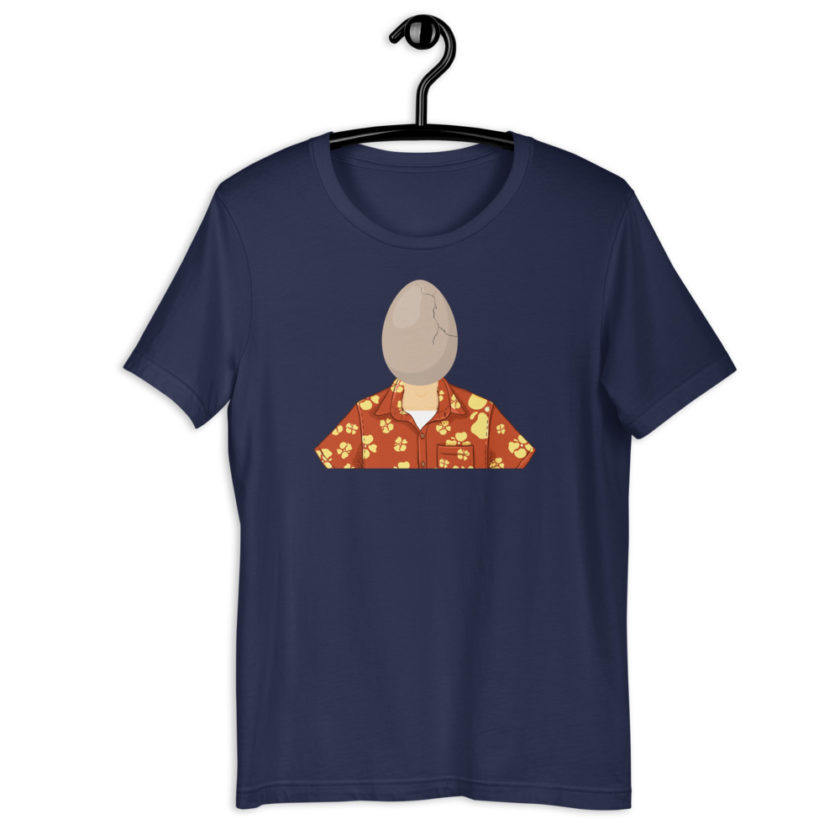 Egg head from 50 firsts dates Short-Sleeve Unisex T-Shirt - Image 3