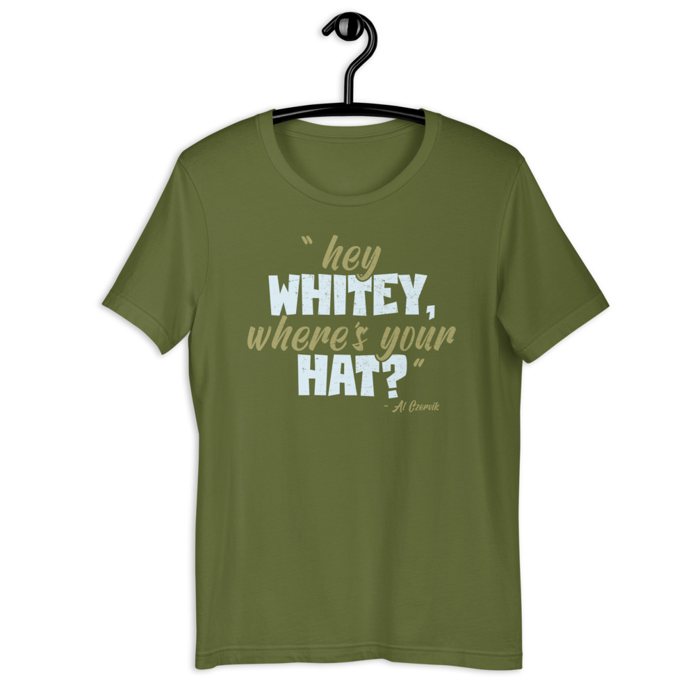 Hey whitey where's your hat? Short-sleeve unisex t-shirt - Image 8