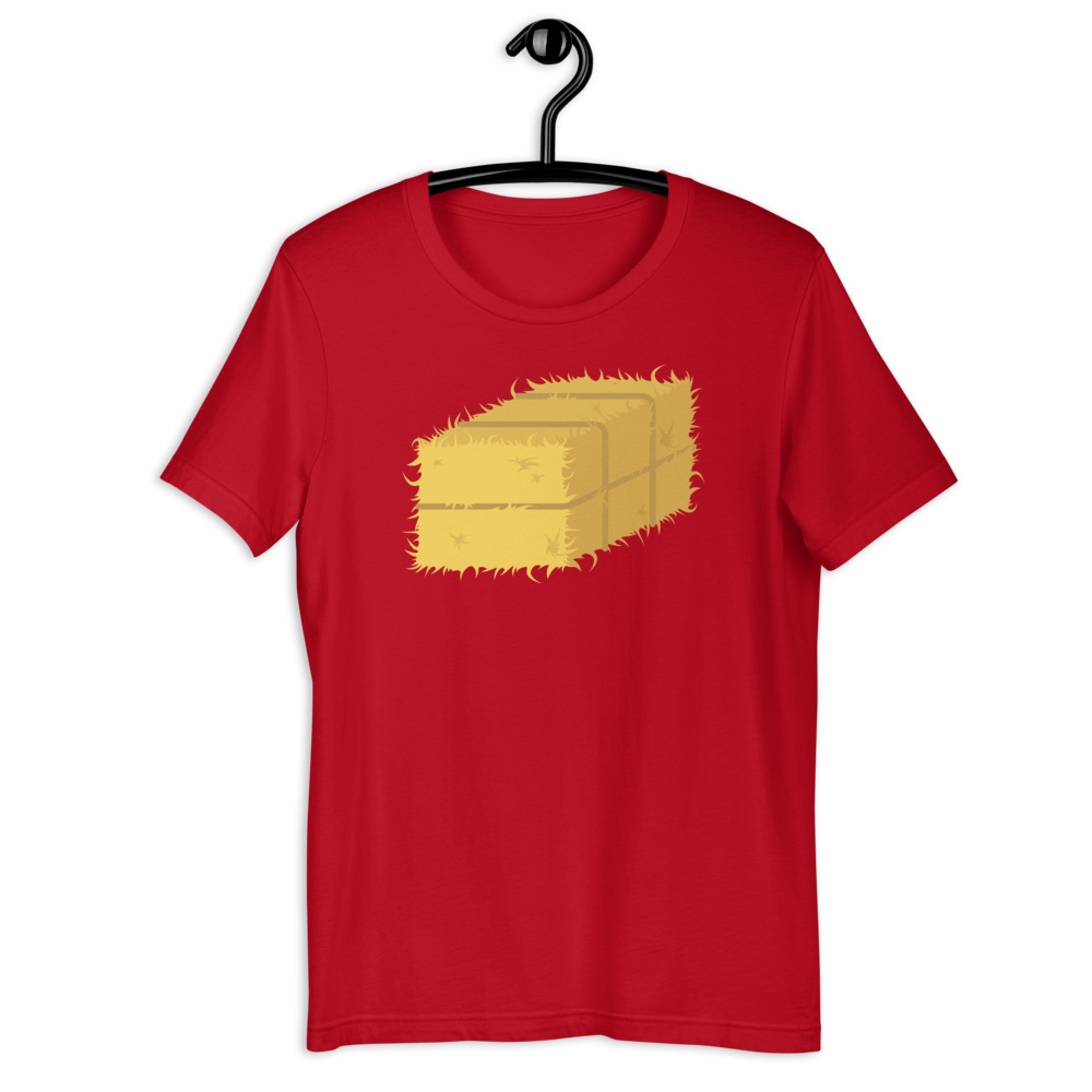 Hay! Bale of hay Short-Sleeve Unisex T-Shirt - Image 3