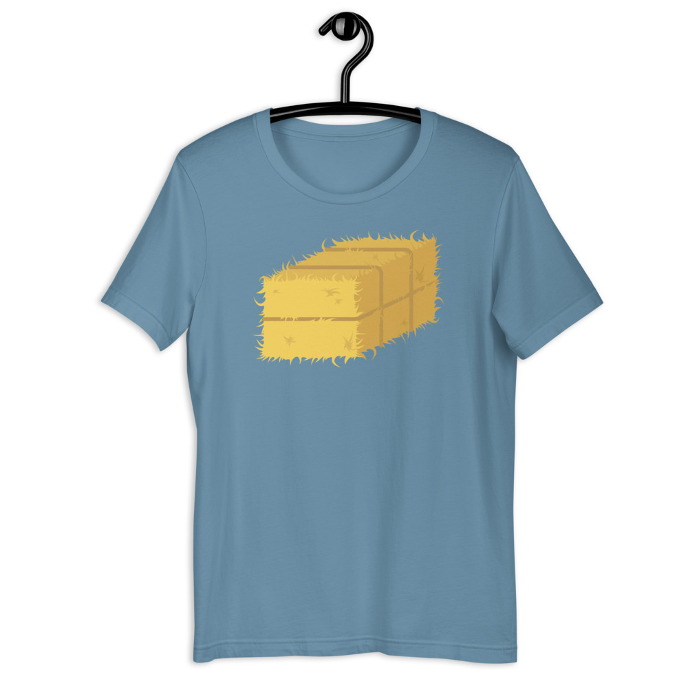 Hay! Bale of hay Short-Sleeve Unisex T-Shirt - Image 8