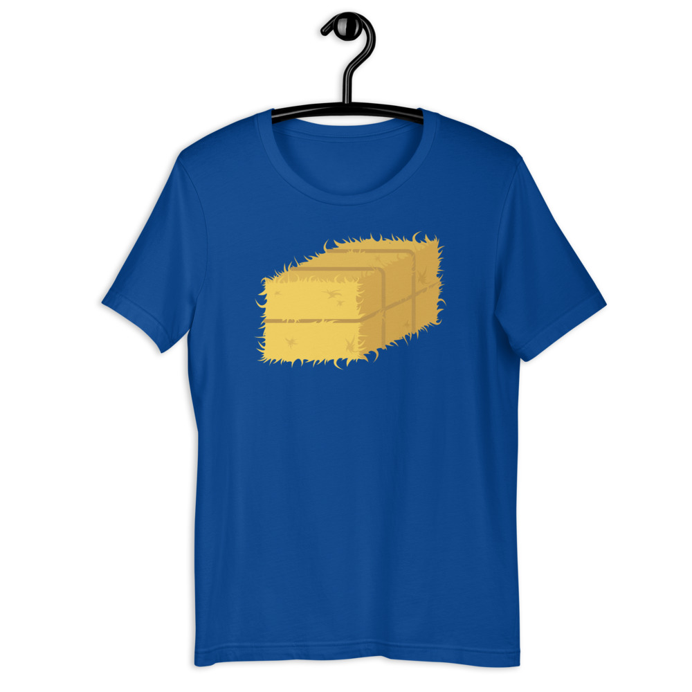 Hay! Bale of hay Short-Sleeve Unisex T-Shirt - Image 5