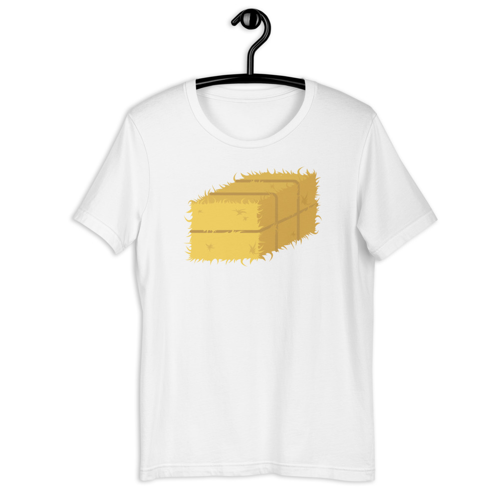 Hay! Bale of hay Short-Sleeve Unisex T-Shirt - Image 10