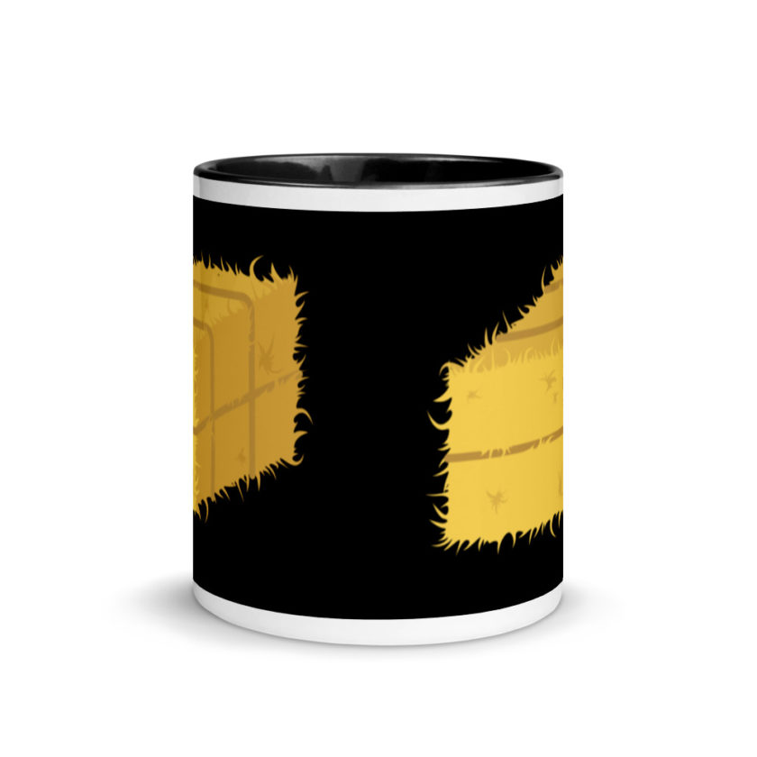 Hay! Bale of hay Mug with Color Inside - Image 3
