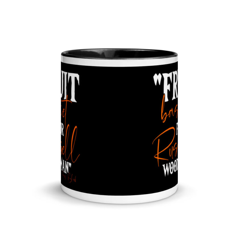 Fruit basket for Russell woodman Mug with Color Inside - Image 3