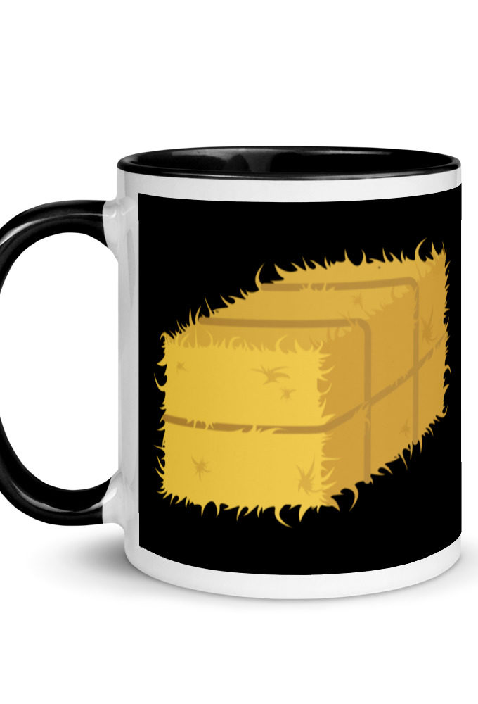 Hay! Bale of hay Mug with Color Inside