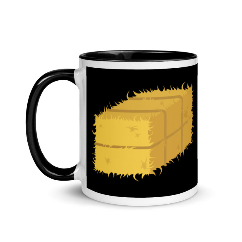 Hay! Bale of hay Mug with Color Inside