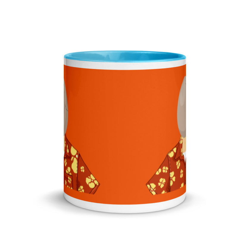 Egg head from 50 firsts dates Mug with Color Inside - Image 11