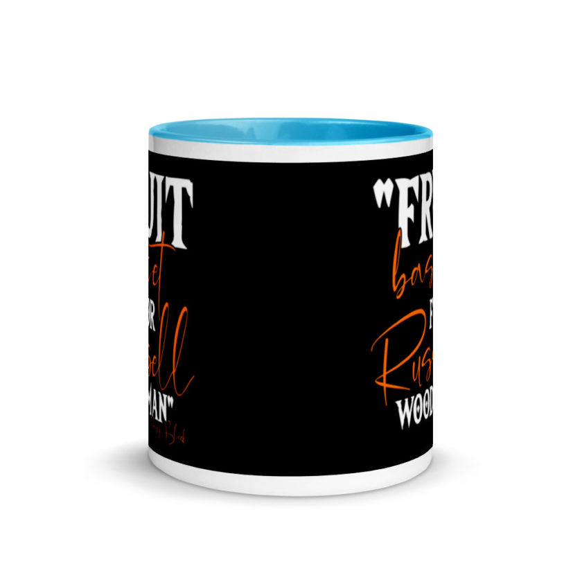 Fruit basket for Russell woodman Mug with Color Inside - Image 11