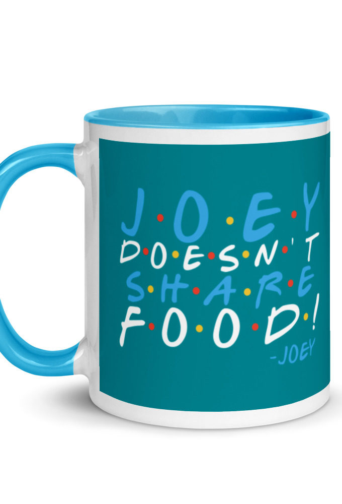 Joey doesn't share food! Mug with Color Inside