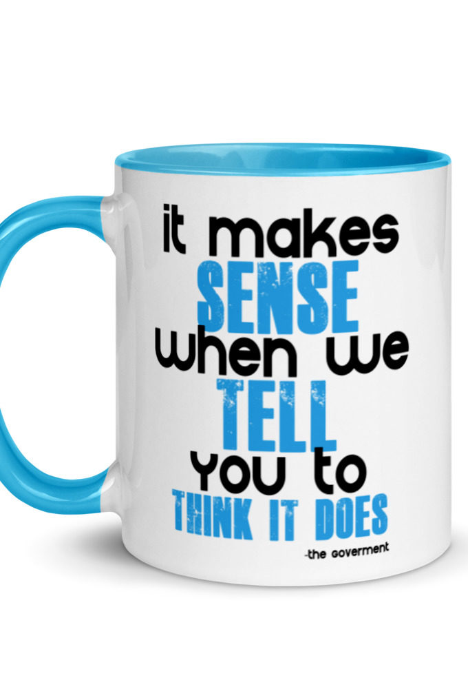It makes sense when we tell you to think it does Mug with Color Inside
