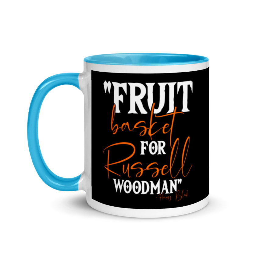 Fruit basket for Russell woodman Mug with Color Inside - Image 12