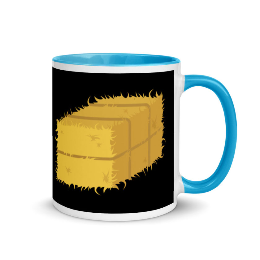 Hay! Bale of hay Mug with Color Inside - Image 10