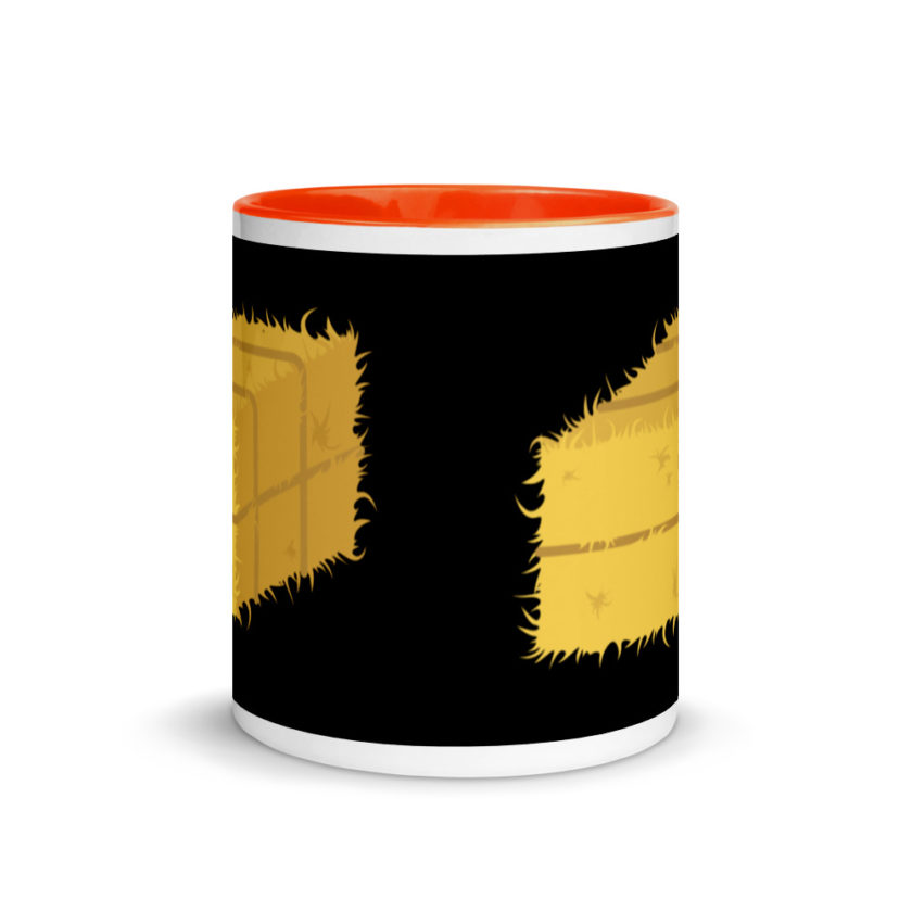 Hay! Bale of hay Mug with Color Inside - Image 8