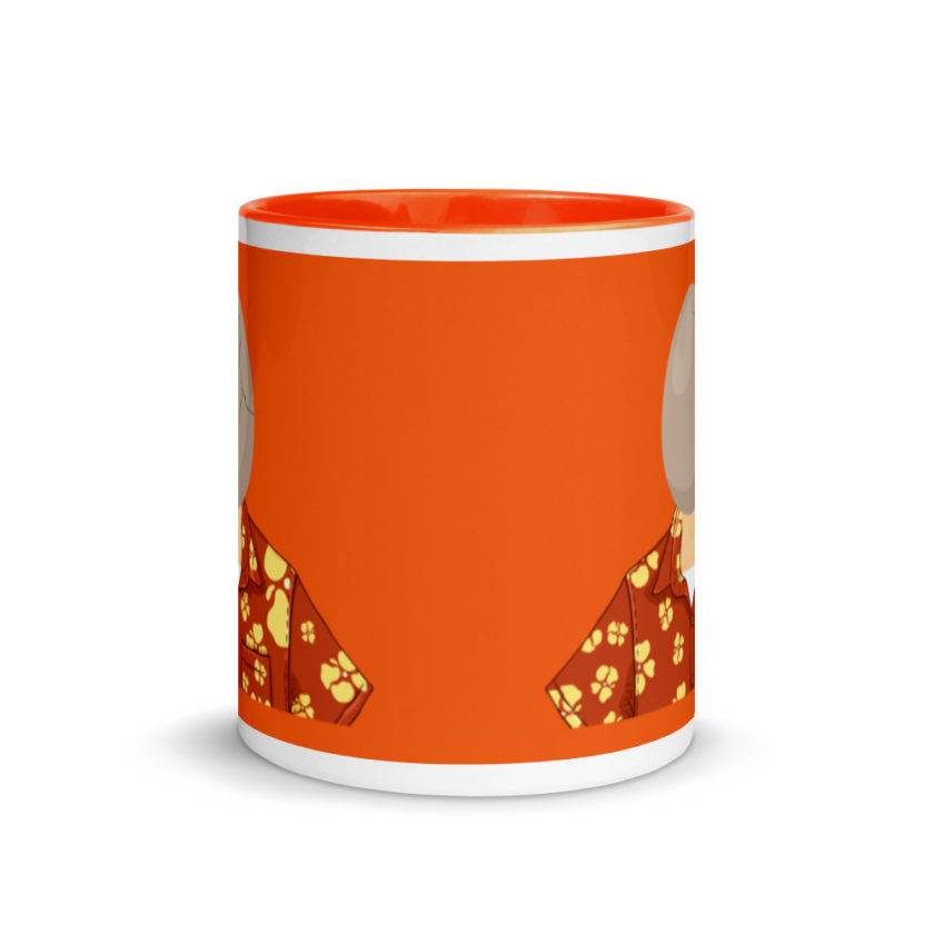 Egg head from 50 firsts dates Mug with Color Inside - Image 9